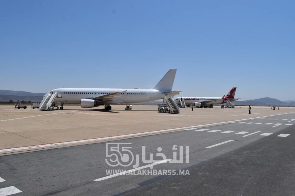 ‎العربية للطيران تطلق خط جديد في اتجاه الناظور واستقبال حار كان في انتظار ركابها