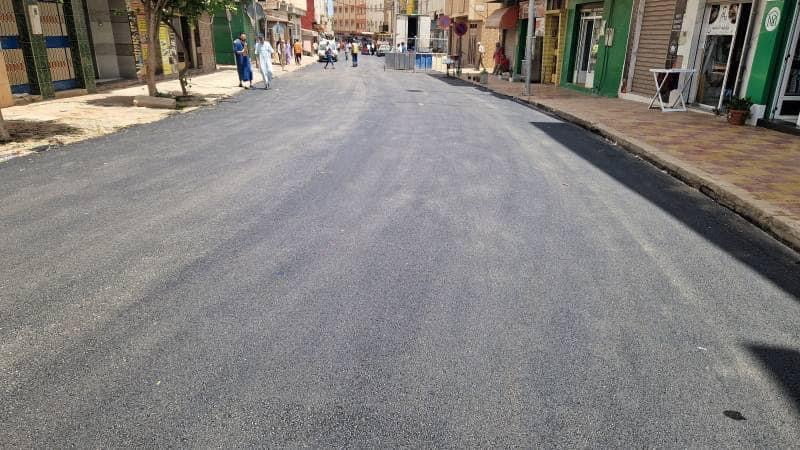 ‎الناظور المدينة : ازواغ سليمان و الباشا يسهران على تتبع اشغال إصلاح شوارع الناظور المدينة
