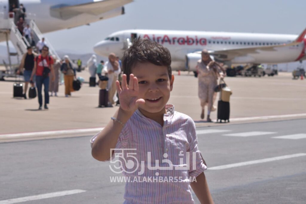 ‎العربية للطيران تطلق خط جديد في اتجاه الناظور واستقبال حار كان في انتظار ركابها