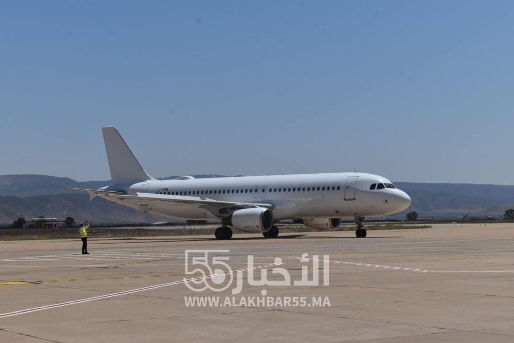 ‎العربية للطيران تطلق خط جديد في اتجاه الناظور واستقبال حار كان في انتظار ركابها