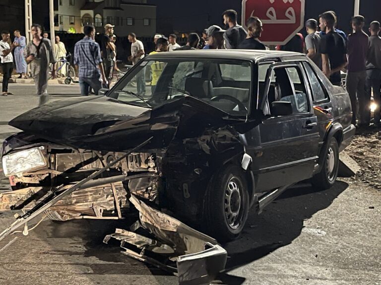 تصاريح : اصابة شخصين في حادثة سير خطيرة بملتقى الطريق المدارية وشارع الساقية الحمراء بالعروي