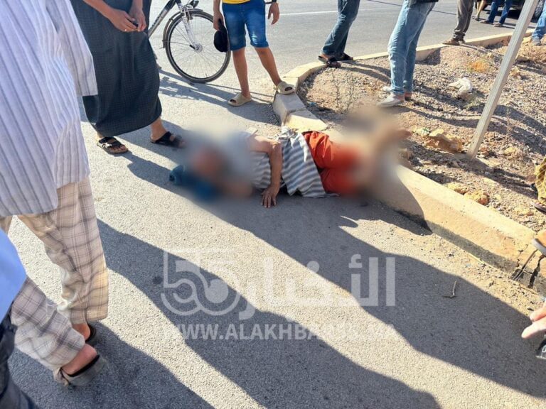 العروي: اصابة شخص مسن في حادثة سير خطيرة بالطريق المدارية الجنوبية.