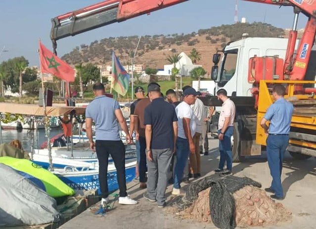 ‎عمليات حجز وتقييد لنشاط أربع قوارب ترفيهية غير مرخصة بمارتشيكا
