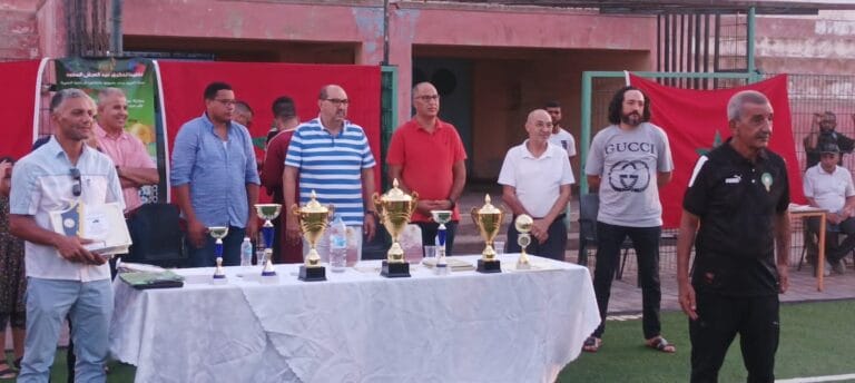 رئيس جماعة العروي يشرف على فعاليات اختتام دوري المهاجر في نسخته الثالثة بالعروي.
