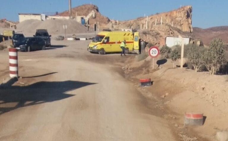 ‎العثور على حارس ليلي لمقلع صبرة  المتواجد بتراب جماعة حاسي بركان جثة هامدة داخل محله
