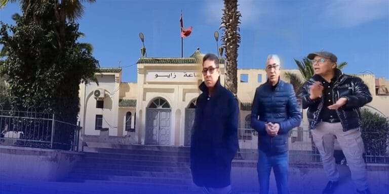 وقفة احتجاجية داخل جماعة زايو تزامنا مع إضراب الموظفين