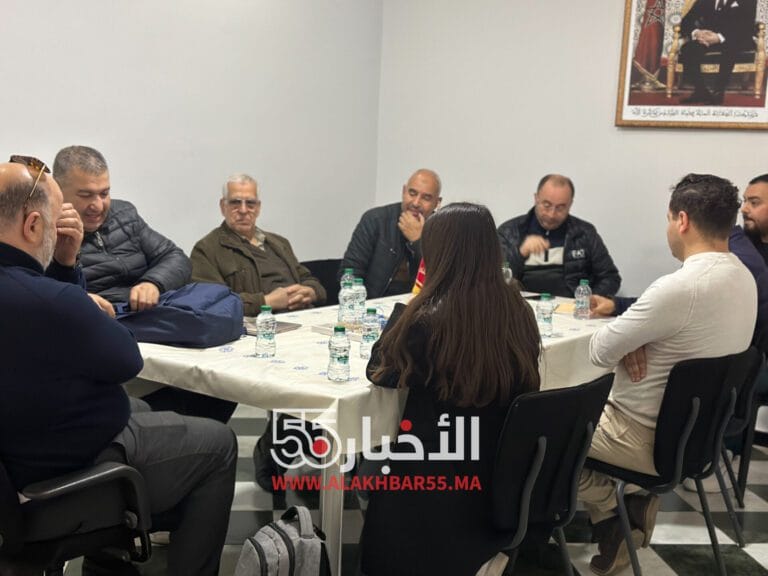 جمعية رحاب تستقبل بمقرها الاطر الادارية للجمعية المغربية لتضامن والتنمية