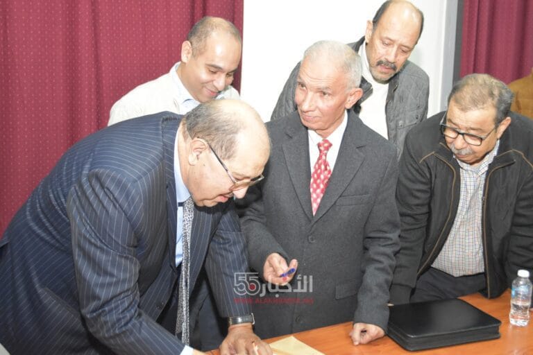 تسليم السلط بين الرئيس السابق والرئيس الجديد لجماعة العروي
