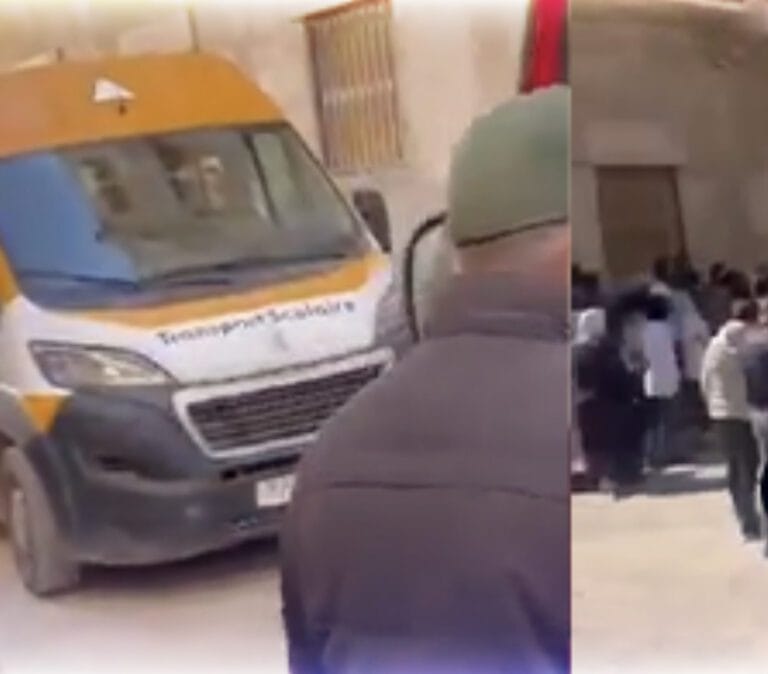 سيارة للنقل المدرسي تنهي حياة طفل في بوعرك