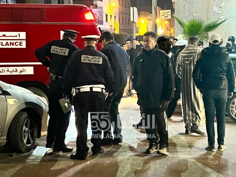العروي :حادثة سير مع اذان صلاة العشاء تدخل شخص لقسم المستعجلات