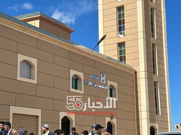 جماعة بني وكيل…افتتاح مسجد ابو عبيدة بن الجراح بالقويرات و إلقاء أول خطبة جمعة على منبرها.