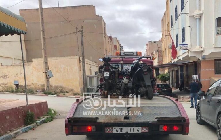 ازيد من 20 دراجة محجوزة في يوم واحد : شرطة العروي تشن حملة أمنية واسعة على مستعملي الدراجات النارية بعد حوادت السير المتكررة