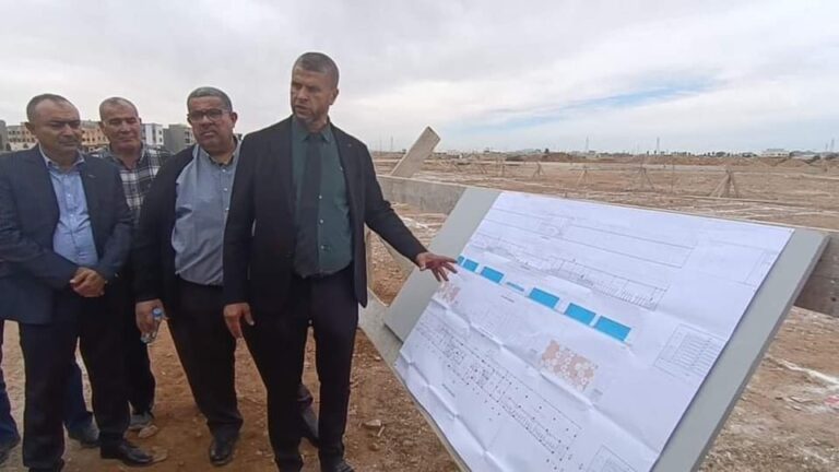 الحمزاوي يعطي انطلاقة مشروع بناء الملعب الجماعي لكرة القدم بسلوان