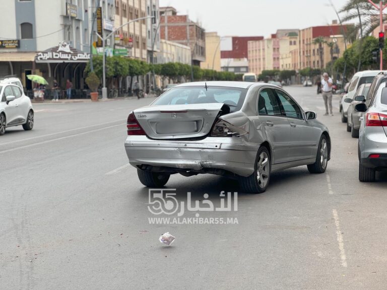 خسائر مادية جسيمة وإصابات في حادثة سير خطيرة بالعروي