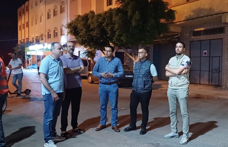 السلطات بالعروي مستمرة في حملتها الغير المسبوقة على محتلي الملك العام لليلة الثالتة