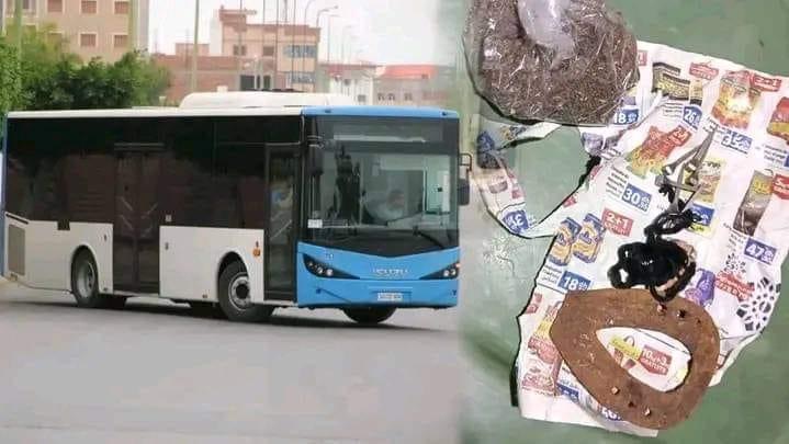 ‎العثور على لوازم السحر و الشعودة على متن حافلة للنقل الحضري بمدينة الناظور
