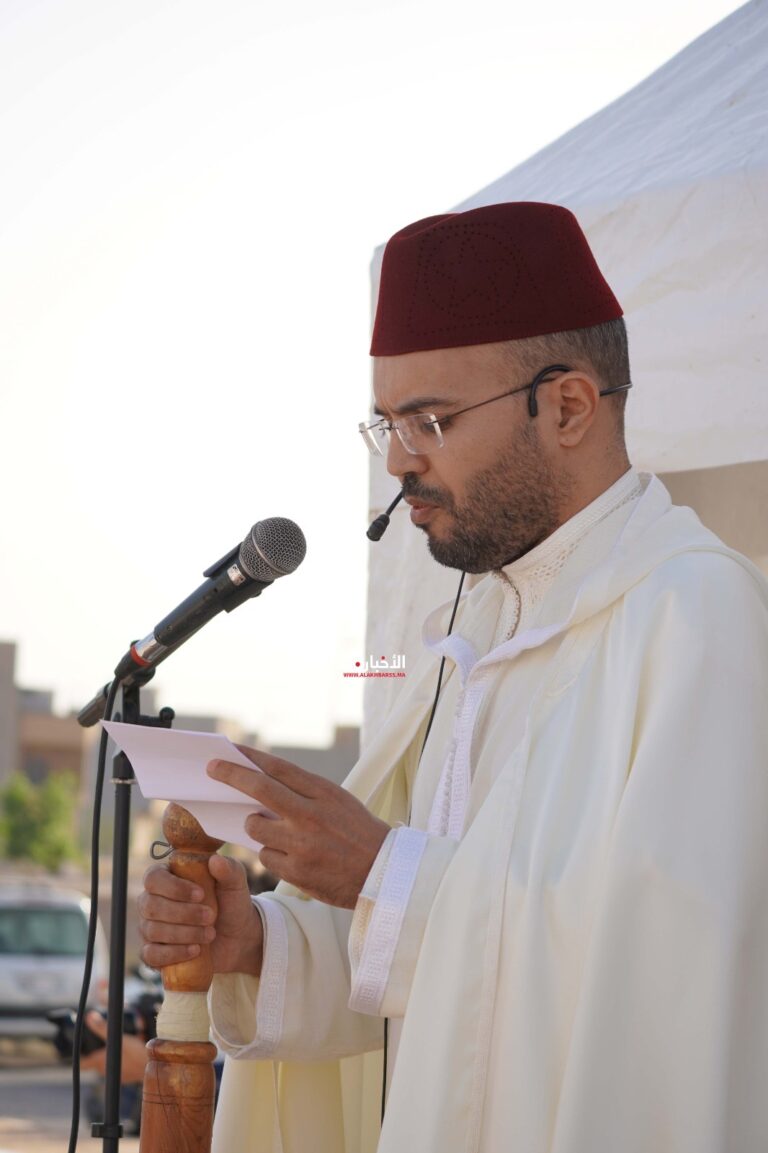 الأستاذ محمد بلهادي ألقى خطبة مميزة بمناسبة عيد الاضحى