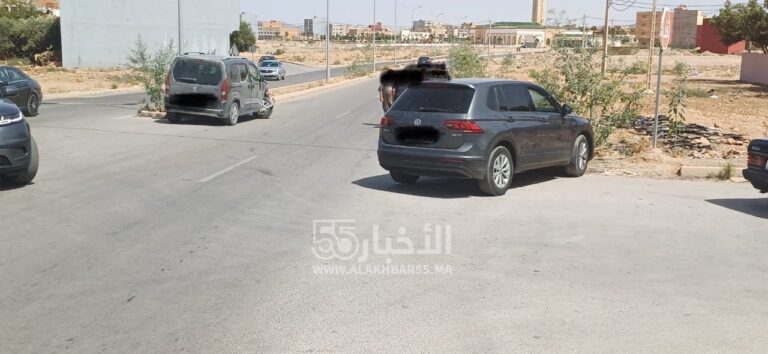 ‎صور : ثلاثة حوادث سير في يوم واحد بمدينة العروي