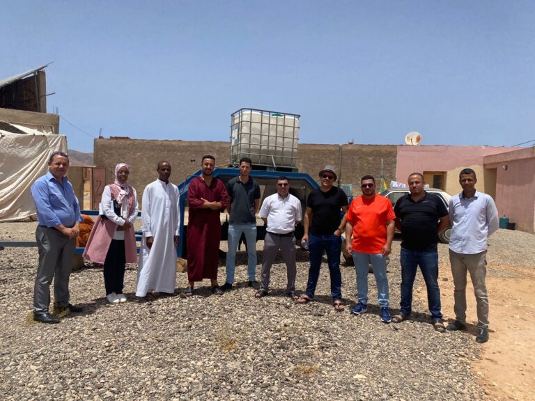 مشروع الاستنبات الاصطناعي للشعير من اجل تغذية المواشي بجماعة حاسي بركان