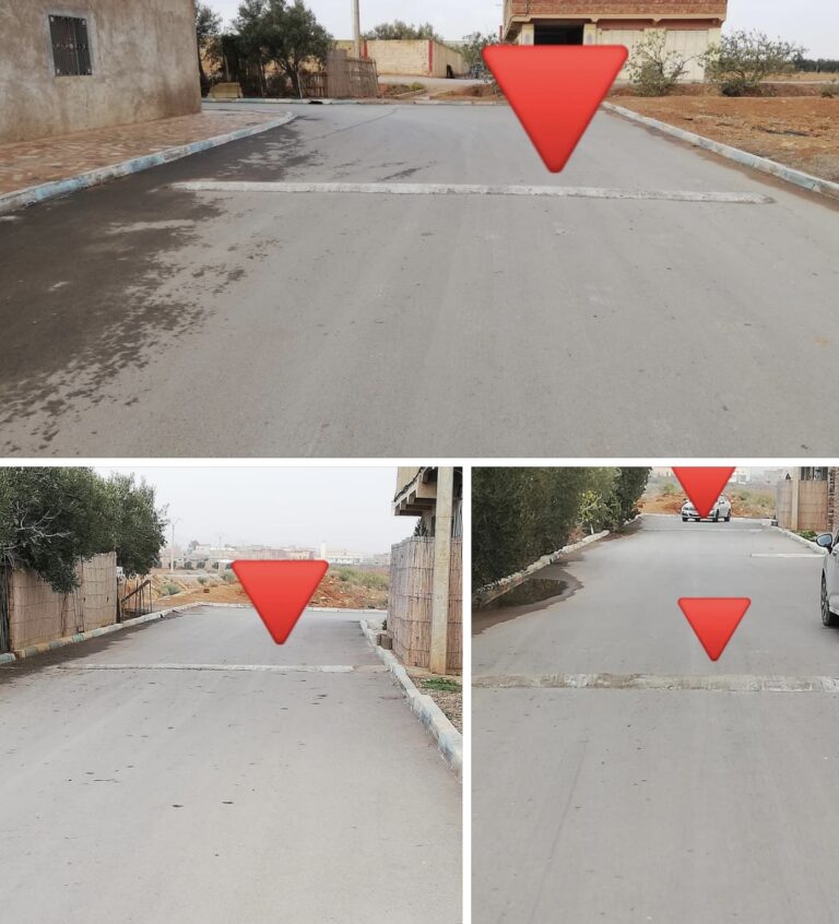 مواطنون بالعروي يطالبون بإزالة مخففات السرعة وايقاف العشوائية في انجازها