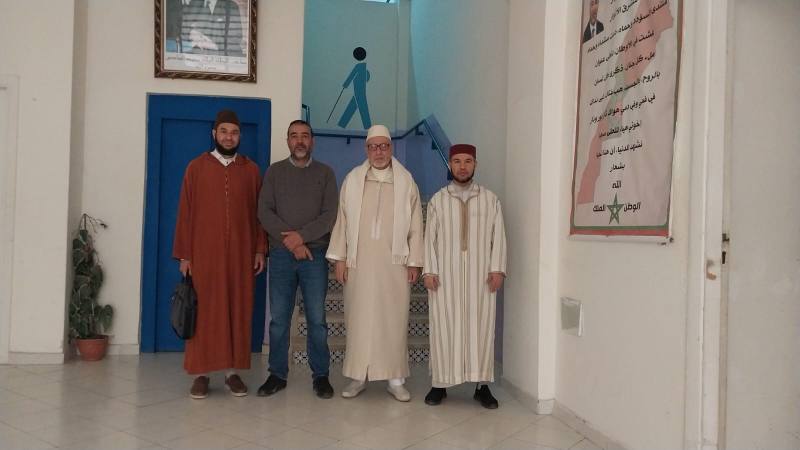المجلس العلمي المحلي لإقليم الناظور يقوم بزيارة تفقدية لمعهد المنظمة العلوية لرعاية المكفوفين بالناظور