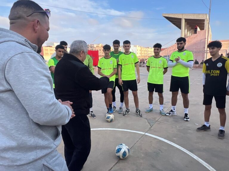 انطلاق دوري المرحوم مصطفى بولهرود لكرة القدم بالعروي بحضور النائب الأول لرئيس الجماعة