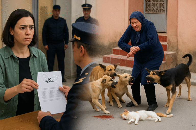 هجوم كلاب ضالة بالعروي يثير مخاوف الساكنة.. ومواطنة تقدم شكاية للسلطات 6 هجوم كلاب ضالة بالعروي
