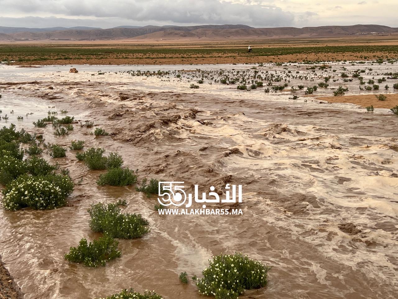 سيول وارتفاع منسوب الأنهار بجماعة أفسو