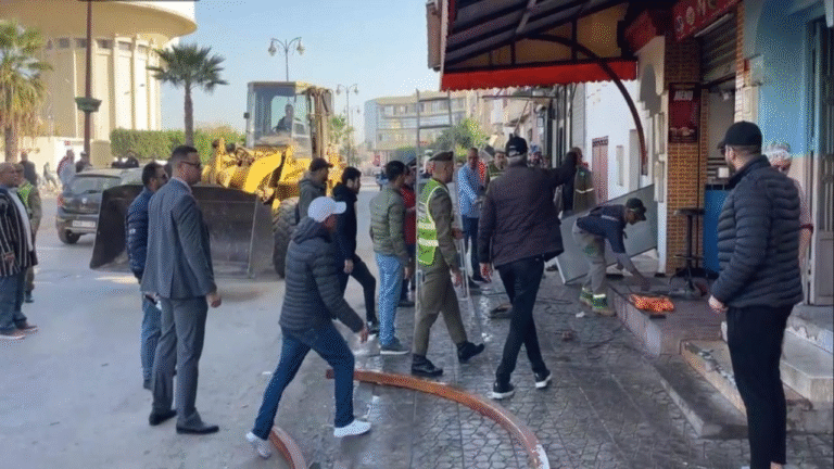 أسبوع حاسم في العروي: بين نجاح الحملة أو فشلها – السلطات تبدأ في تشغيل "الجرافات" لهدم “تراسات” المقاهي 4 أسبوع حاسم في العروي: بين نجاح الحملة أو فشلها – السلطات تبدأ في تشغيل “الجرافات” لهدم “تراسات” المقاهي