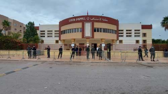 استنفار أمني غير مسبوق بمحكمة الاستئناف بالناظور تزامنًا مع تقديم المتهمين العشرة في شبكة “أنس”
