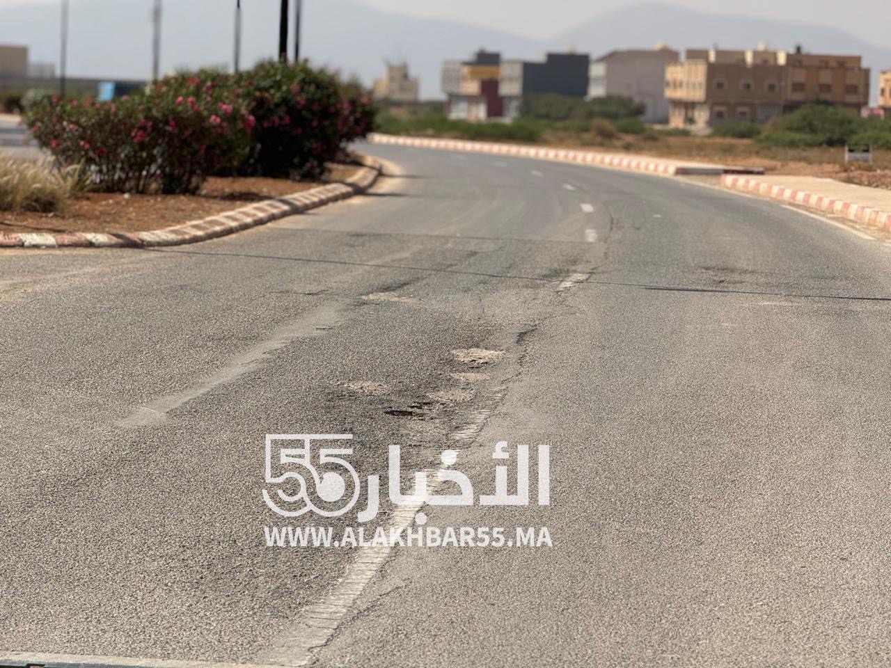 هل تتحرك عمالة الناظور لإصلاح الطريق الرئيسية المؤدية إلى مطار العروي قبيل موسم الصيف؟