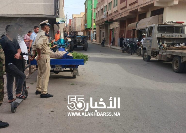 حملات يومية بالعروي لتحرير الملك العمومي تحجز دراجات ثلاثية وخضر وتلقى ترحيبًا من المواطنين