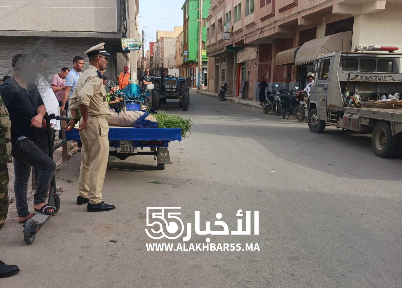 حملات يومية بالعروي لتحرير الملك العمومي تحجز دراجات ثلاثية وخضر وتلقى ترحيبًا من المواطنين