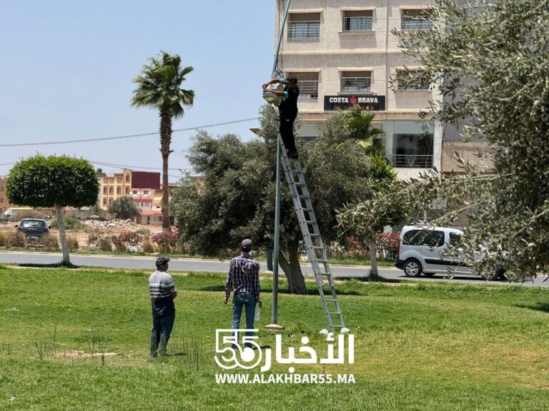 جماعة العروي تُصلح الإنارة العمومية بالحديقة الإيكولوجية لإعادة الحياة إلى متنفس الساكنة