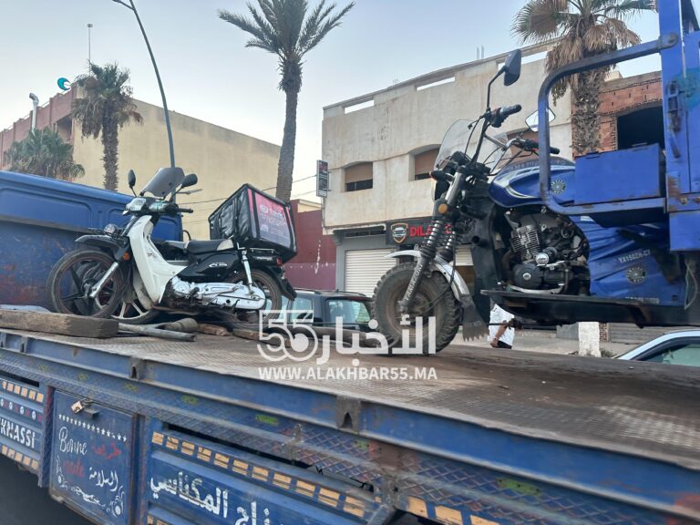 حملة أمنية بالعروي تسفر عن حجز دراجات نارية مخالفة للقانون