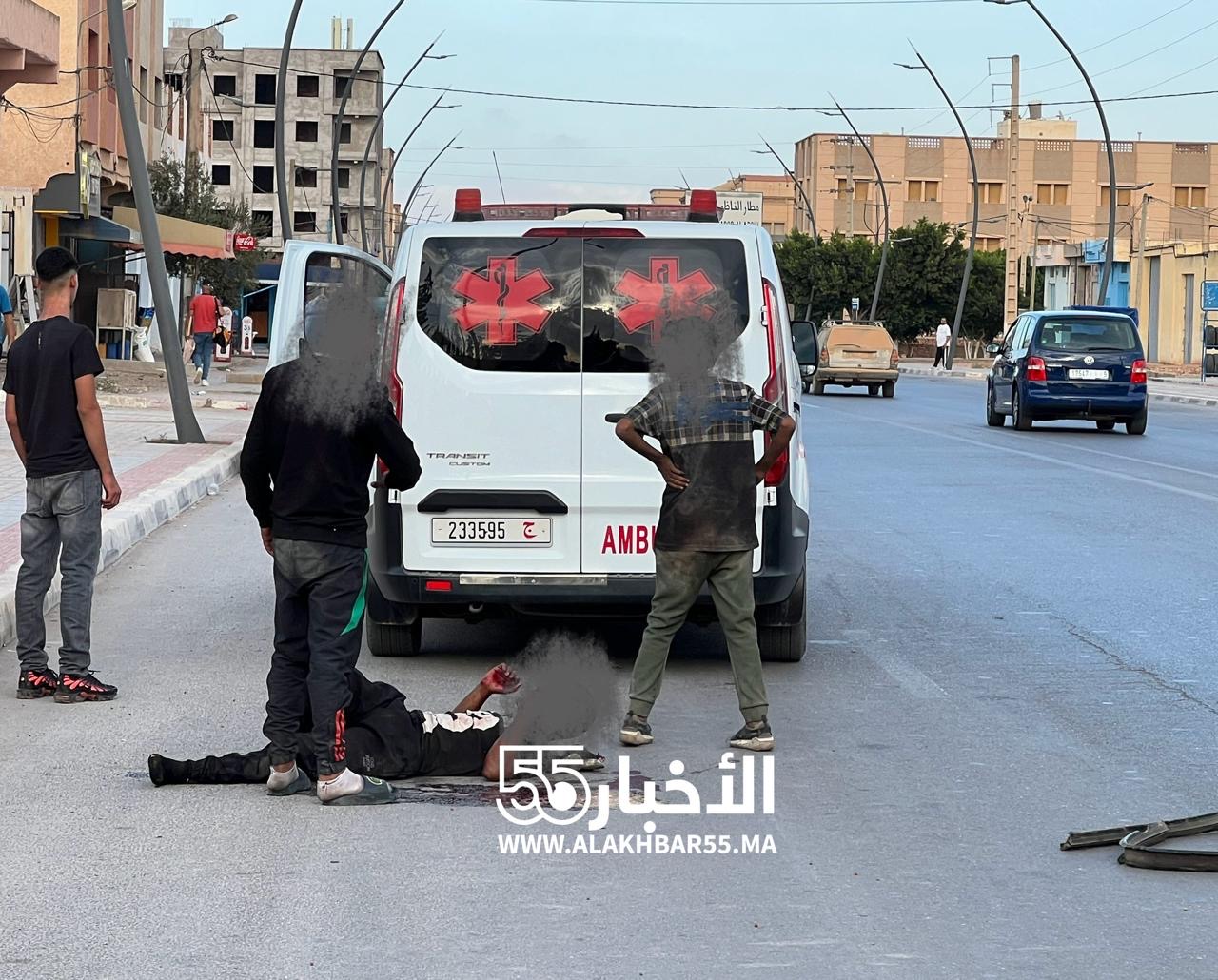 ضواحي العروي : إصابة خطيرة لـ”حراك” قفز من حافلة كانت ترحله نحو الدار البيضاء