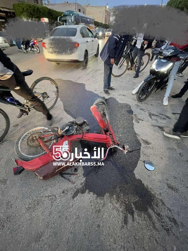 إصابة شخص بجروح بليغة في حادث سير بشارع الحسن الثاني بالعروي