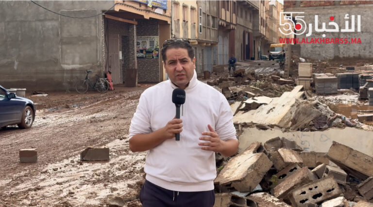 ‎العروي تستفيق على ليلة بيضاء من الفيضانات.. مشاهد صادمة وحي حادوش الأكثر تضرراً
