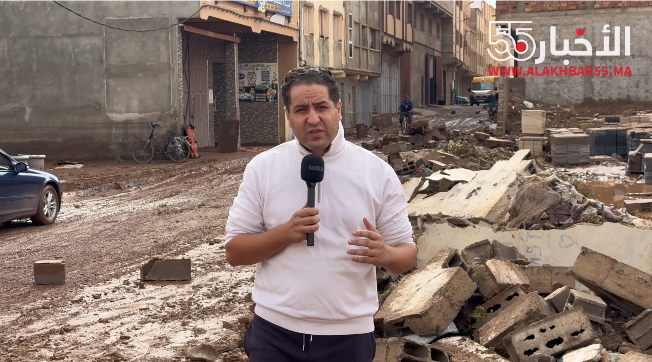 ‎العروي تستفيق على ليلة بيضاء من الفيضانات.. مشاهد صادمة وحي حادوش الأكثر تضرراً
