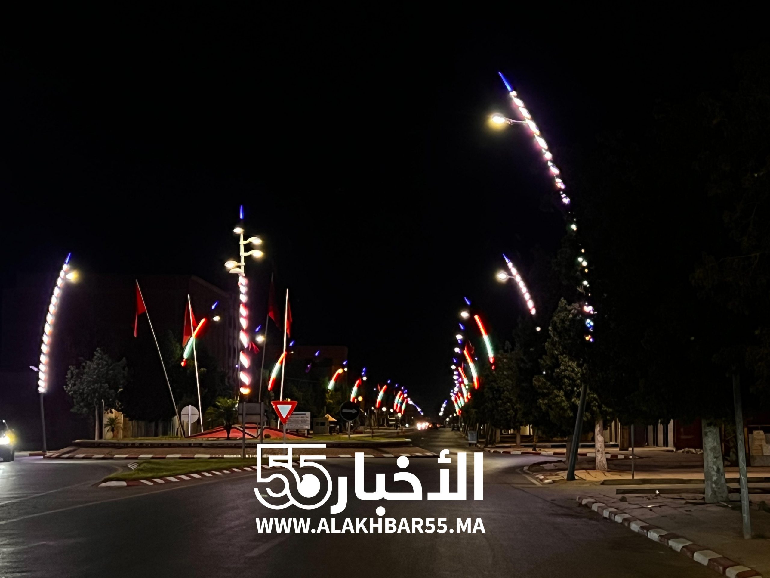 العروي تتجمل.. المدخل الغربي يكتسي حلة جديدة تعكس وجه المدينة