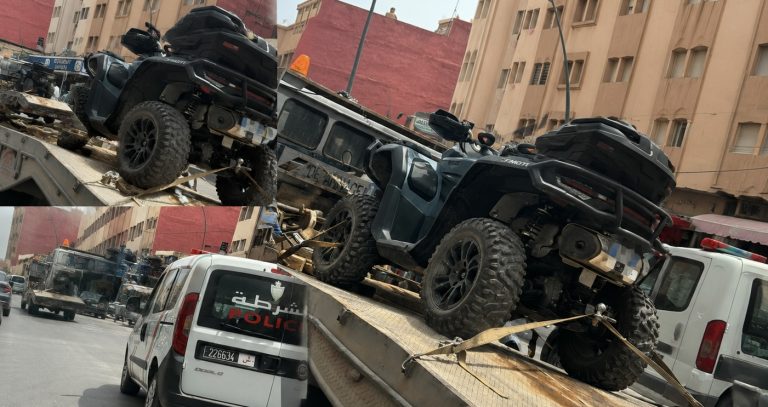 صور: الشرطة بالعروي تشن حملة على دراجات “الكواد” وتحجز أولى الدراجات المخالفة