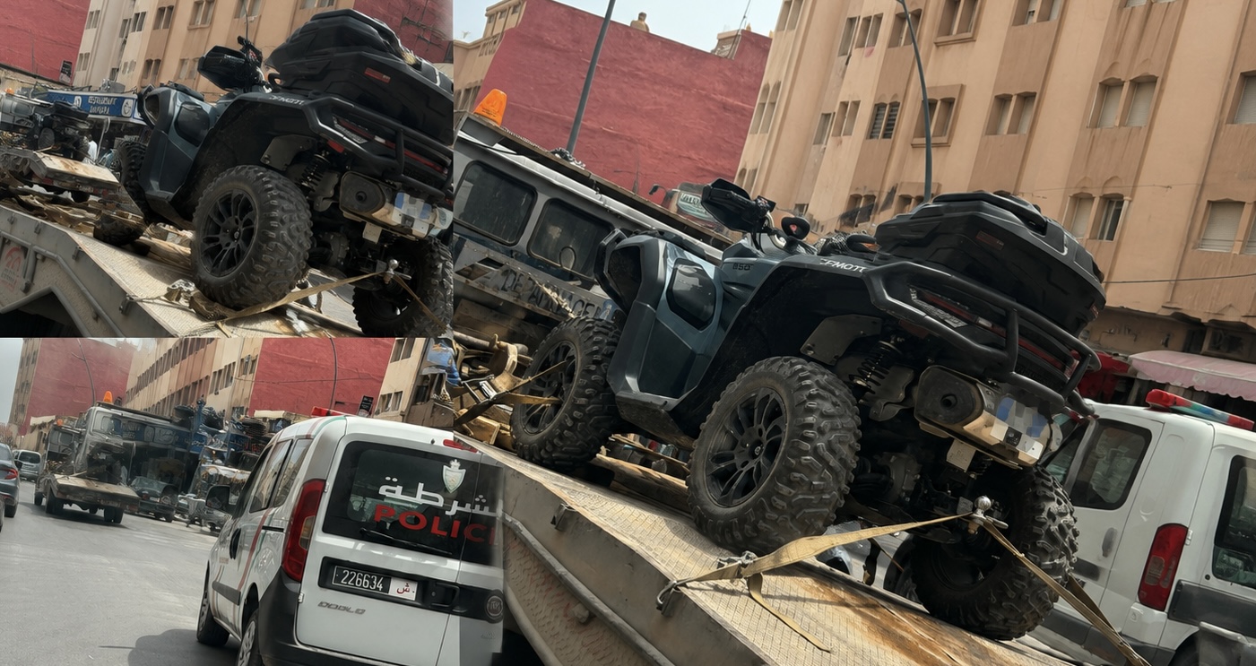 صور: الشرطة بالعروي تشن حملة على دراجات “الكواد” وتحجز أولى الدراجات المخالفة 1 صور: الشرطة بالعروي تشن حملة على دراجات “الكواد” وتحجز أولى الدراجات المخالفة