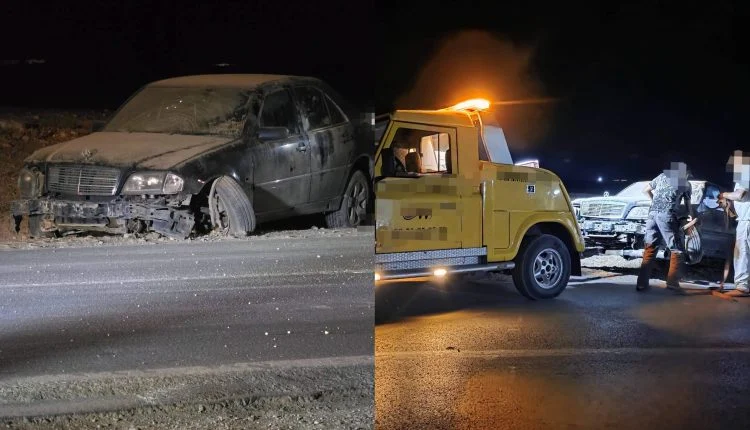 انحراف سيارة خفيفة بالطريق الوطنية رقم 15 بين جرسيف وصاكة دون تسجيل إصابات