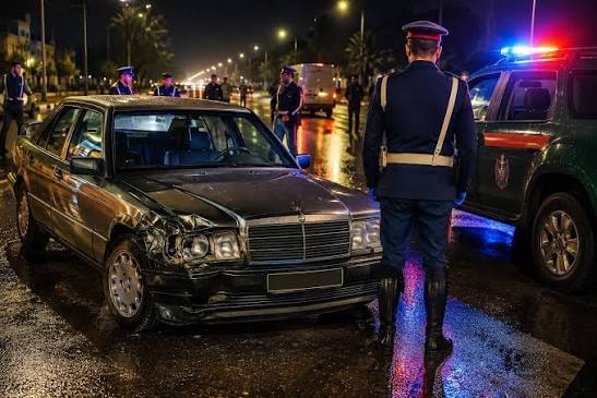 توقيف شخص وحجز 1.2 كيلوغرام من الكوكايين بعد حادثة سير بين الحسيمة والناظور