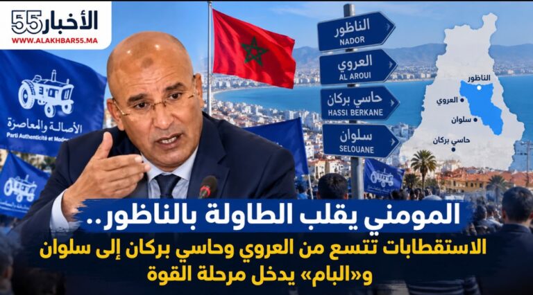 المومني يقلب الطاولة بالناظور.. الاستقطابات تتسع من العروي وحاسي بركان إلى سلوان و«البام» يدخل مرحلة القوة