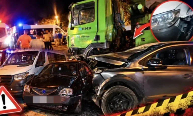 شاحنة محملة بالإسمنت تصطدم بـ9 سيارات في طنجة.. إصابات واستنفار أمني بمنطقة العوامة