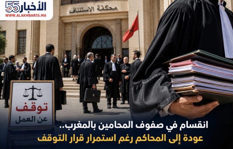 انقسام في صفوف المحامين بالمغرب.. عودة إلى المحاكم رغم استمرار قرار التوقف