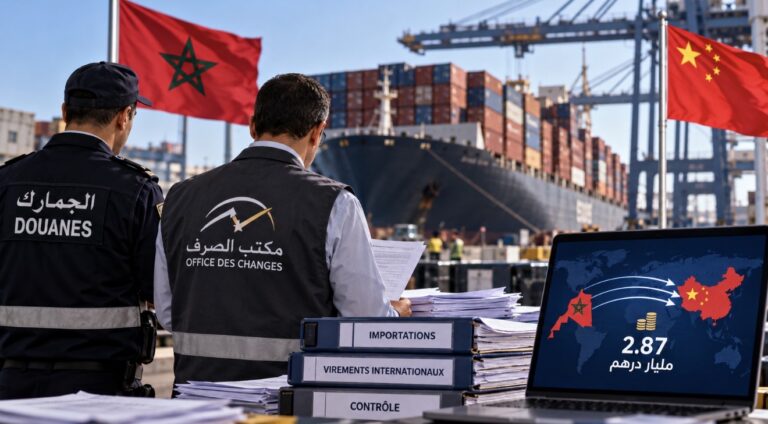 تحويلات بـ2.87 مليار درهم نحو الصين تثير الشبهات.. الجمارك ومكتب الصرف يدققان في 3 شركات