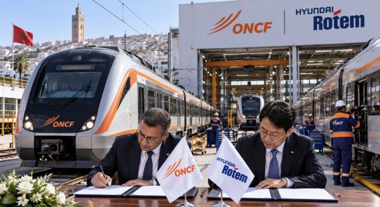 قطارات القرب في المغرب.. شركة جديدة بين ONCF وHyundai Rotem لصيانة 110 قطارات